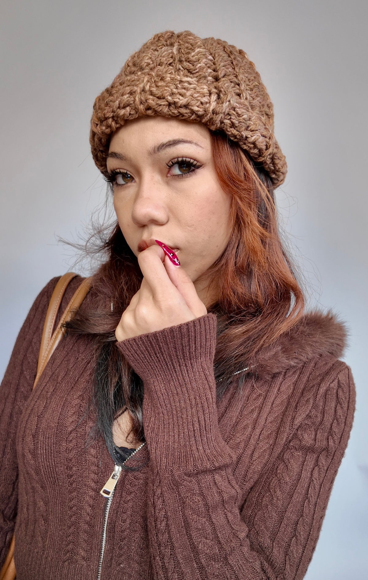 FALL CROCHET BEANIE