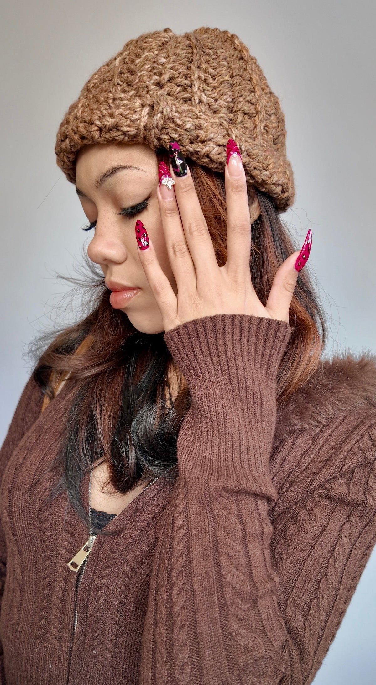 FALL CROCHET BEANIE