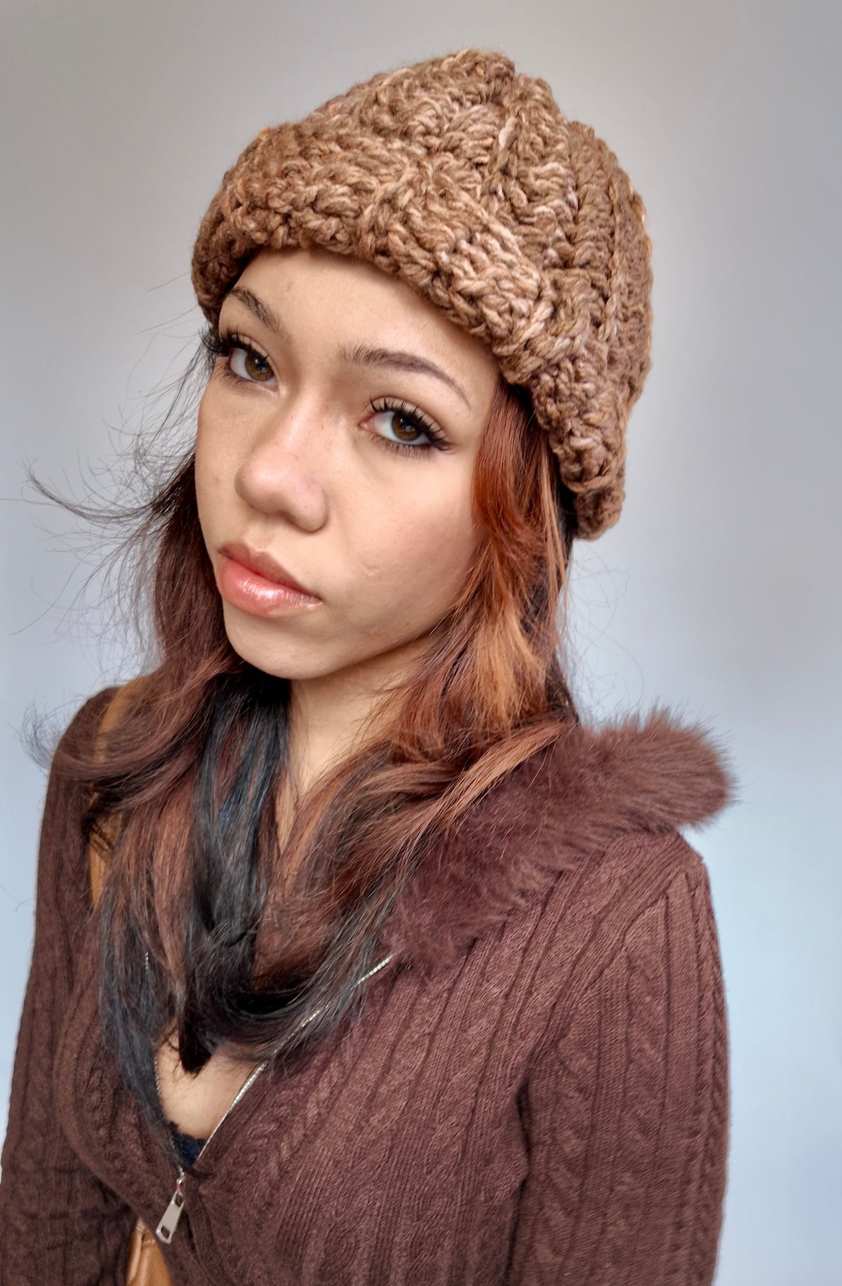 FALL CROCHET BEANIE