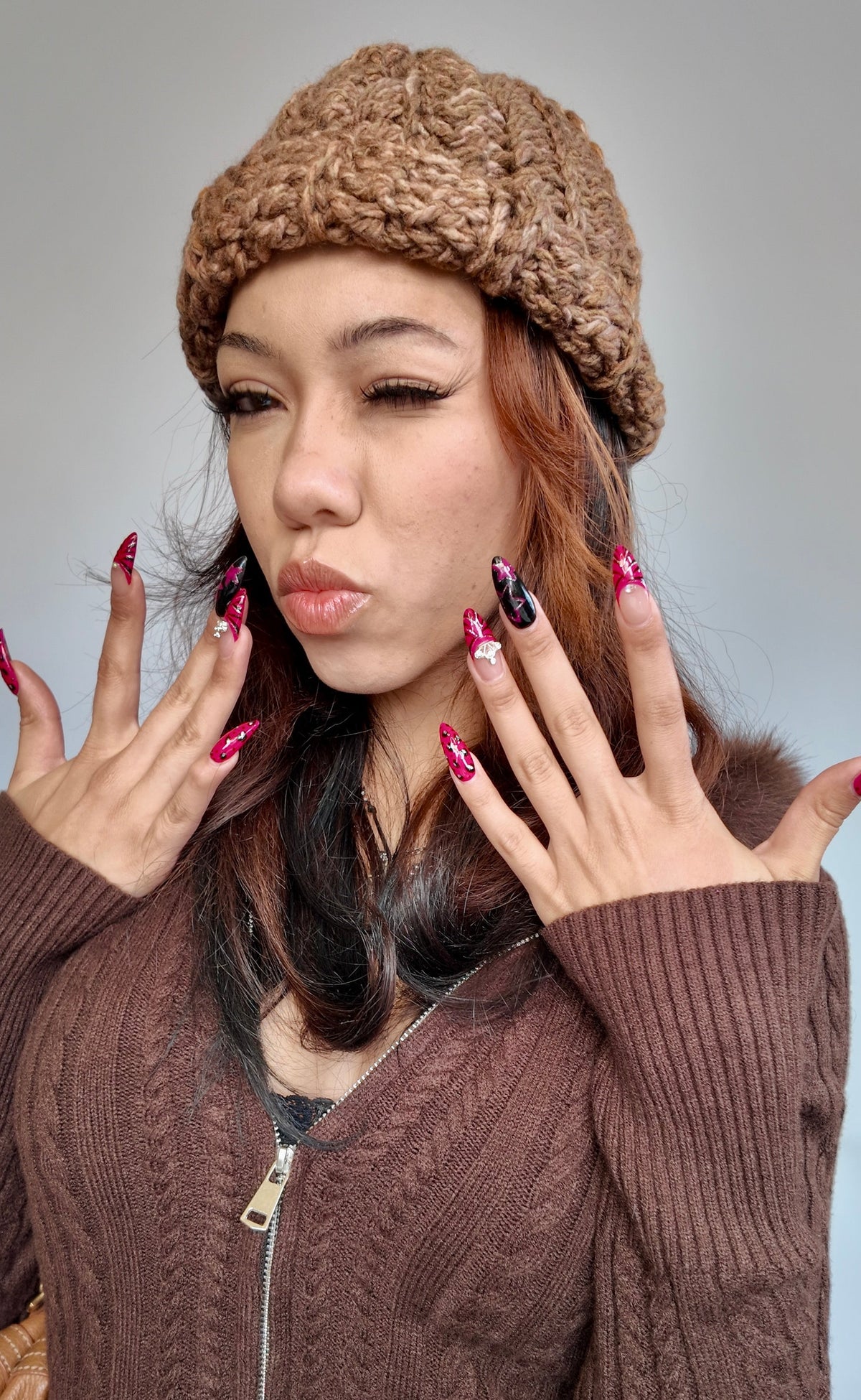FALL CROCHET BEANIE
